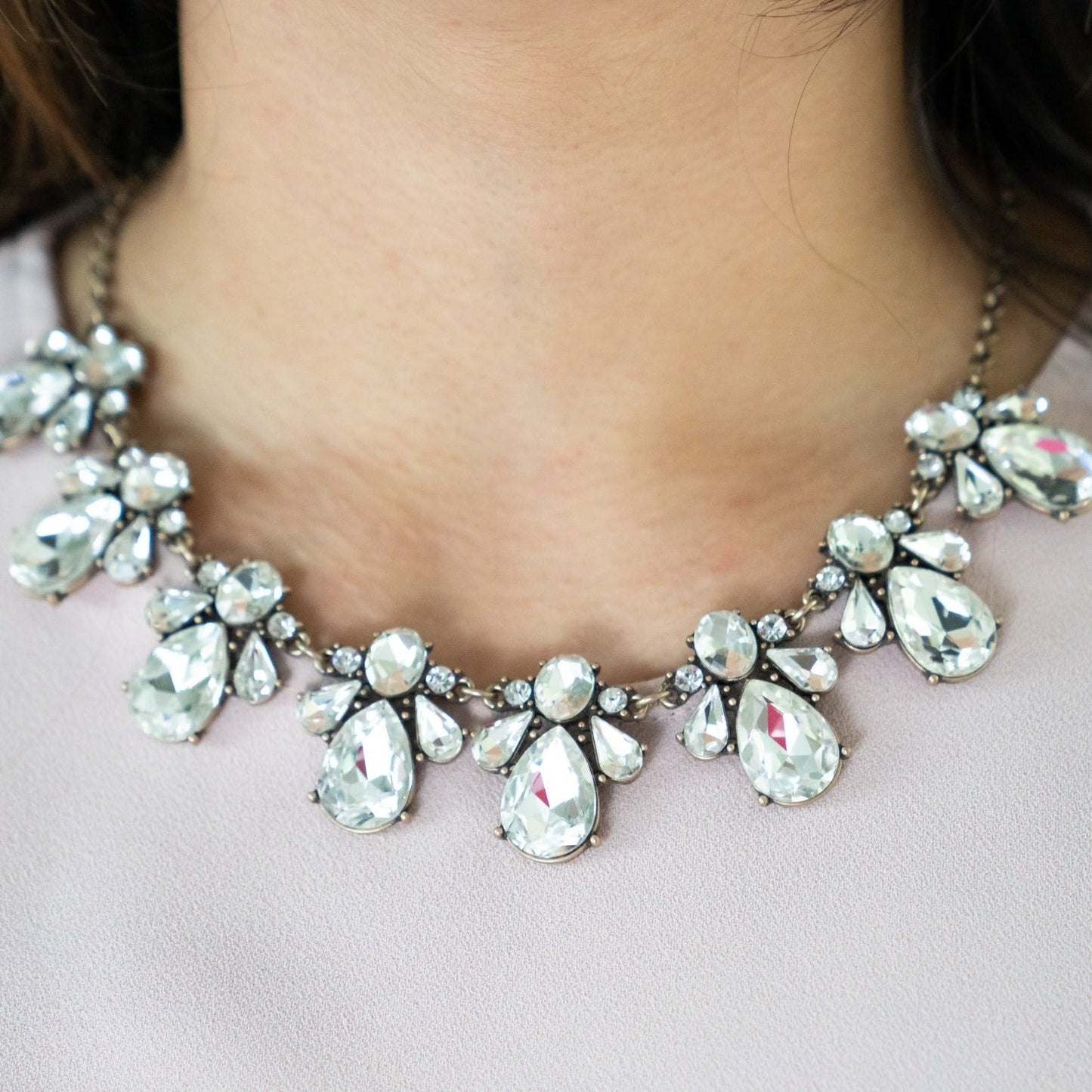 Zeo Crystal Statement Necklace