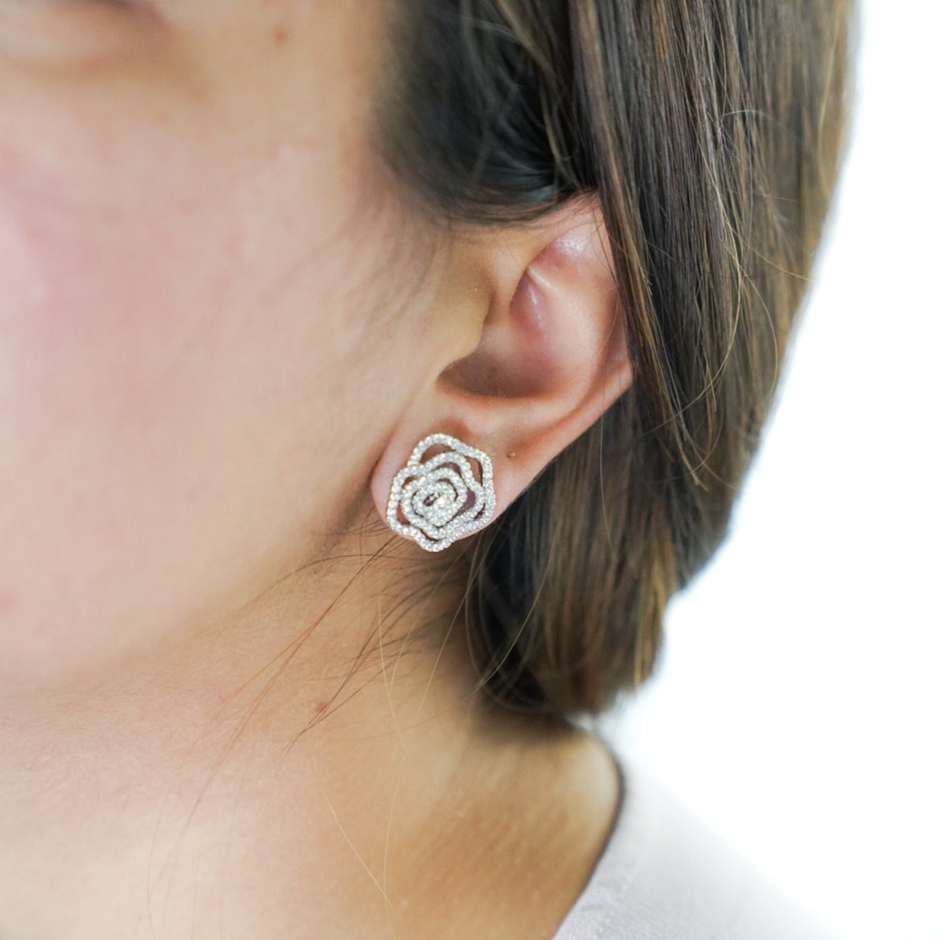 Megan Rose Stud Earrings